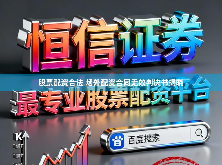 股票配资合法 场外配资合同无效判决书揭晓