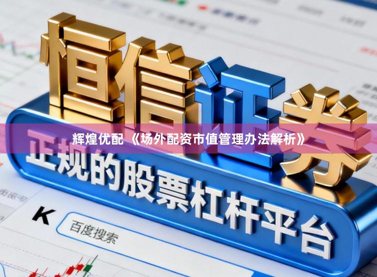 辉煌优配 《场外配资市值管理办法解析》